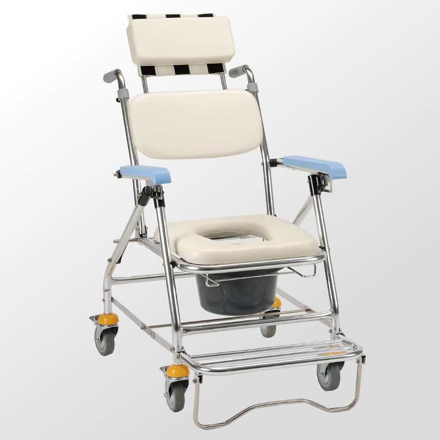JCS-207 鋁合金便器椅...可躺型收合