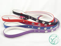 D-L0001-Electroplated Paw Stud Dog Lead